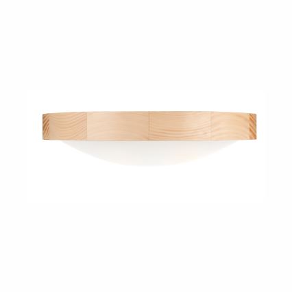 Takbelysning NATURAL SLIM 2xE27/60W/230V ø 37 cm furu