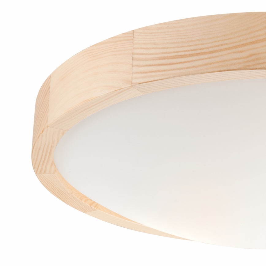 Takbelysning NATURAL SLIM 2xE27/60W/230V ø 37 cm furu