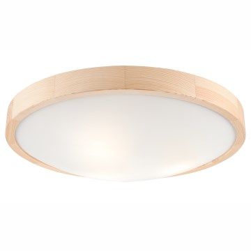 Takbelysning NATURAL SLIM 3xE27/60W/230V ø 47 cm furu