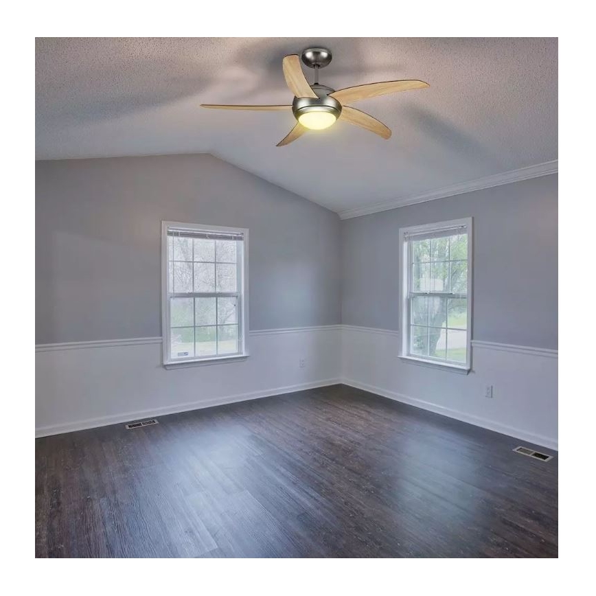 Takfläkt 2xE27/20W/230V Ø 132 cm med fjärrkontroll