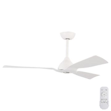 Takfläkt diameter 132 cm IP44 vit + fjärrkontroll