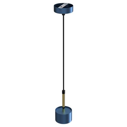 Takkkrona på ett snöre  ARENA 1xGX53/11W/230V blå /gyllene 