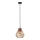Takkkrona på ett snöre  BARREL 1xE27/24W/230V diameter  20 cm