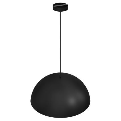 Takkkrona på ett snöre  BETA 1xE27/60W/230V d. 45 cm svart 
