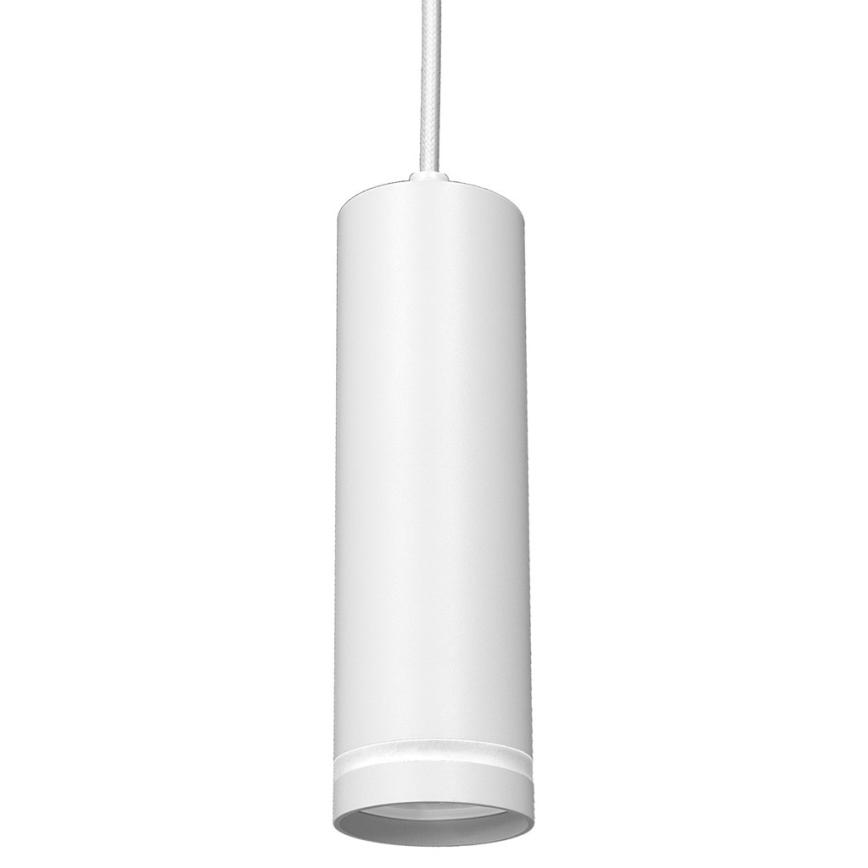 Takkkrona på ett snöre  för  3-phase rail system PIPE 1xGU10/25W/230V vit 