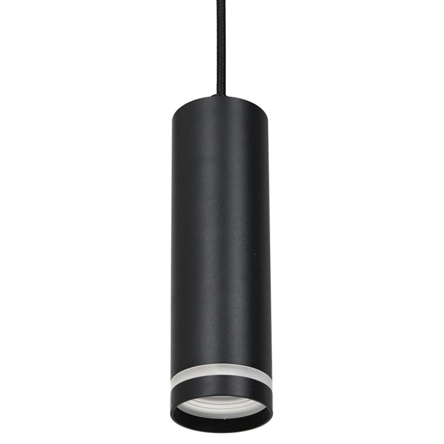 Takkkrona på ett snöre  för  rail system PIPE 1xGU10/25W/230V svart 