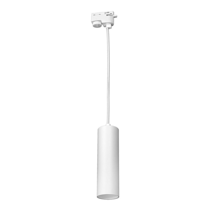 Takkkrona på ett snöre  för  rail system PIPE 1xGU10/25W/230V vit 