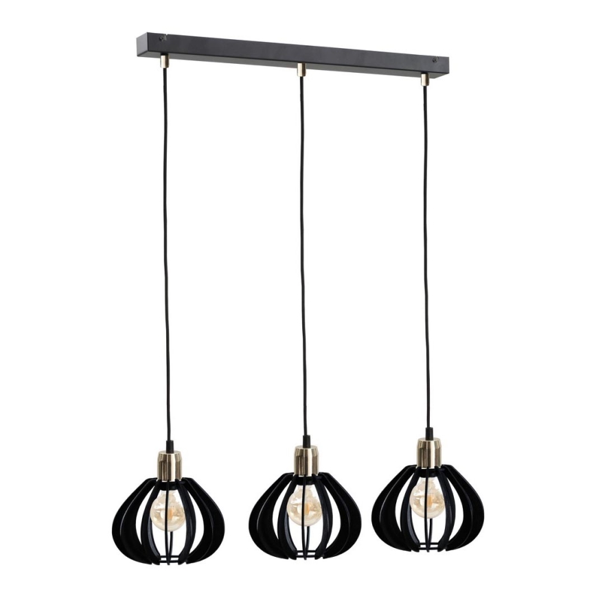 Takkkrona på ett snöre  GEM 3xE27/60W/230V