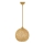 Takkkrona på ett snöre  JUTE 1xE27/60W/230V beige 