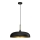 Takkkrona på ett snöre  LINCOLN 1xE27/60W/230V d. 45 cm svart 
