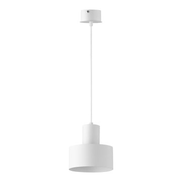 Takkkrona på ett snöre  RIF 1xE27/60W/230V d. 15 cm vit 