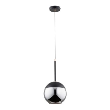 Takkkrona på ett snöre  VOLDA 1xE27/60W/230V svart