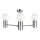Takkrona  on a pole ARD 3xE27/60W/230V skinande krom 