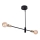 Takkrona  on a pole ONYX 2xE27/60W/230V svart /gold