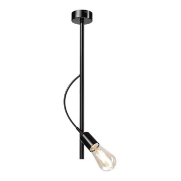 Takkrona  on a pole TARO 1xE27/60W/230V svart 