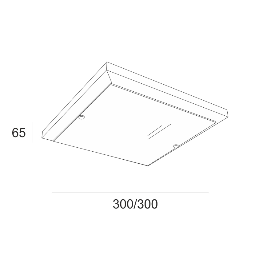 Taklampa 1xE27/60W/230V tall - FSC certifierade