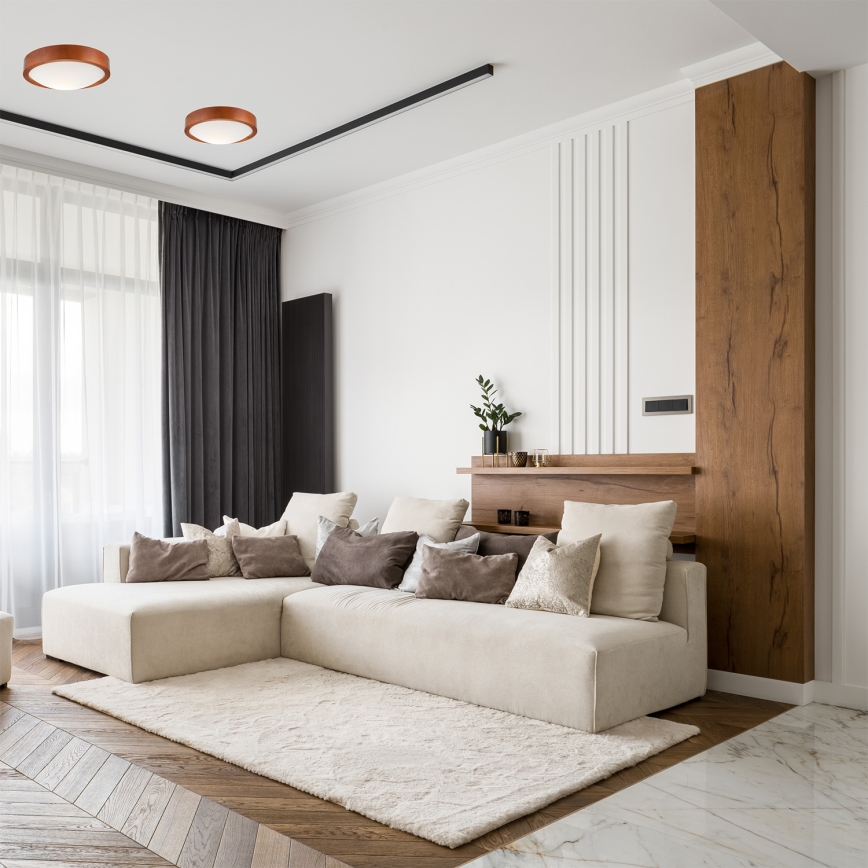 Taklampa 1xE27/60W/230V tall - FSC certifierade