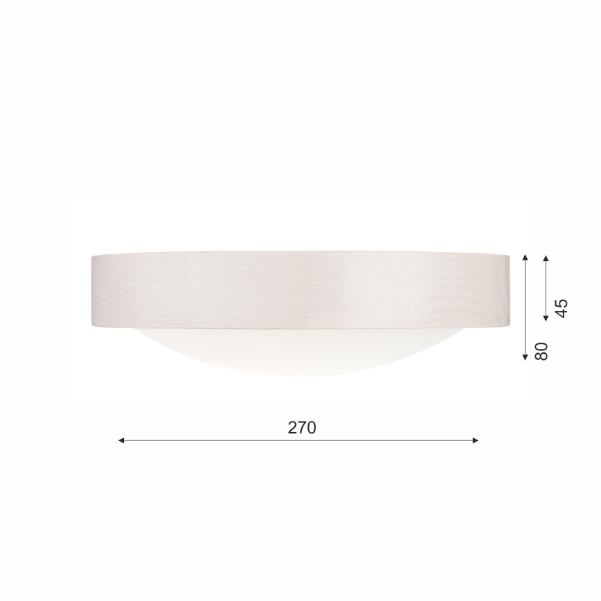 Taklampa 1xE27/60W/230V - FSC certifierade