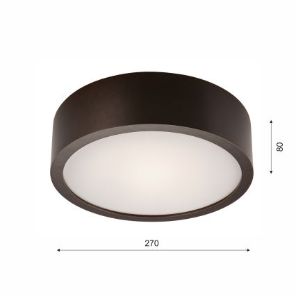 Taklampa 1xE27/60W/230V tall