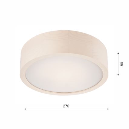 Taklampa 1xE27/60W/230V tall