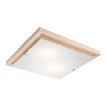 Taklampa 2xE27/60W/230V bok - FSC certifierade