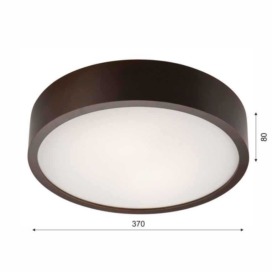 Taklampa 2xE27/60W/230V - FSC certifierade