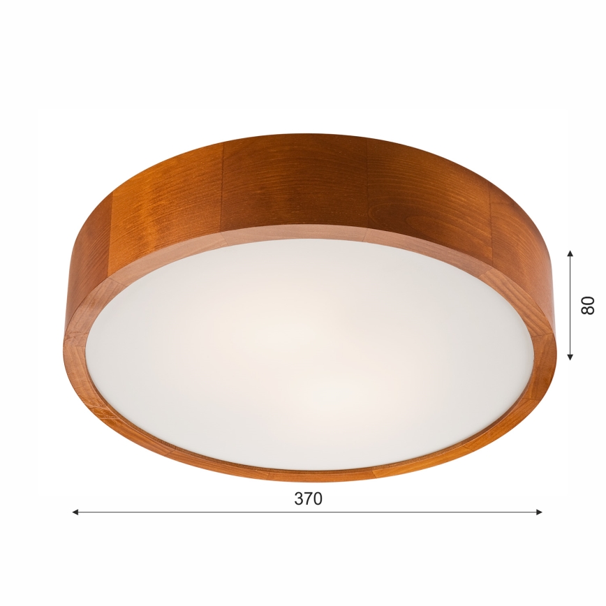 Taklampa 2xE27/60W/230V tall