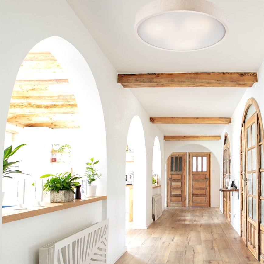 Taklampa 3xE27/60W/230V tall - FSC certifierade
