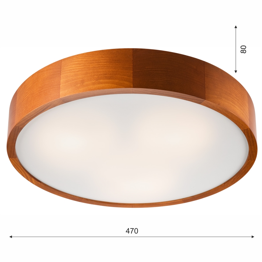 Taklampa 3xE27/60W/230V tall