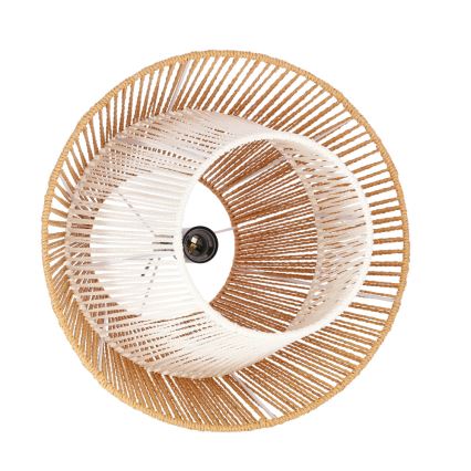 Taklampa AFRICA 1xE27/40W/230V Ø 40 cm brun/beige