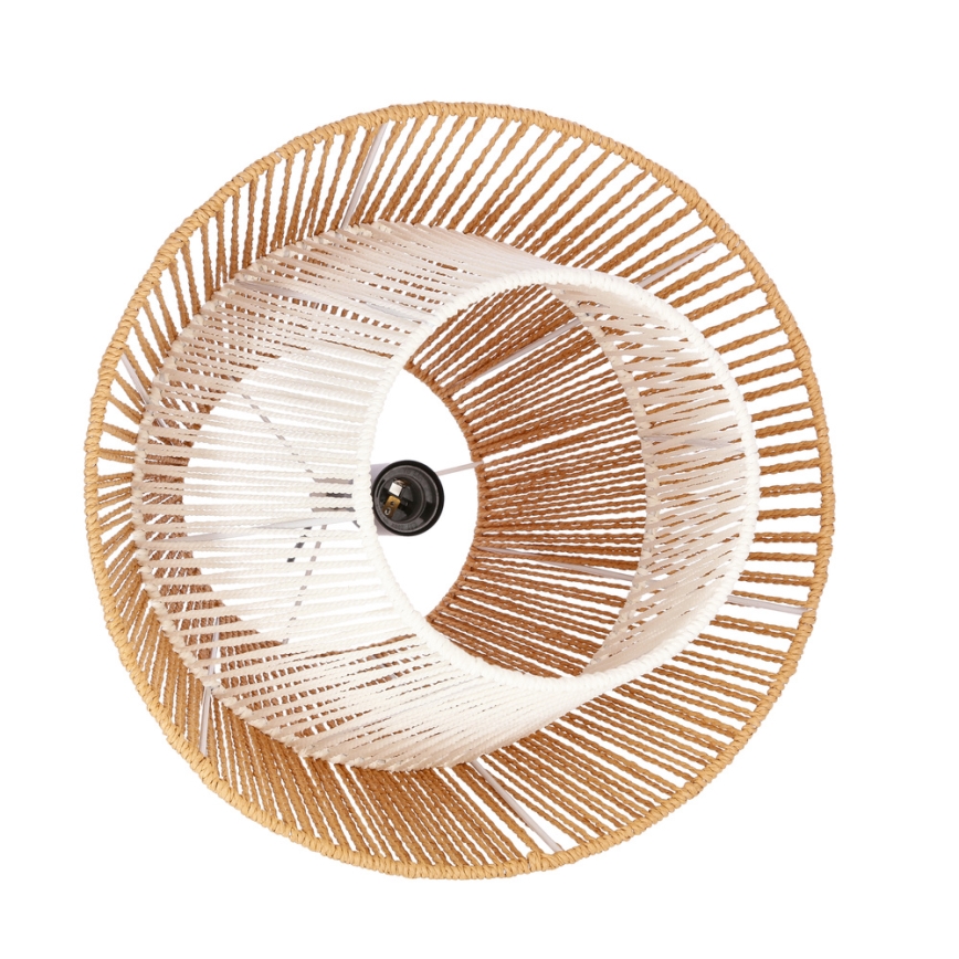 Taklampa AFRICA 1xE27/40W/230V Ø 40 cm brun/beige