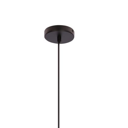 Taklampa AFRICA 1xE27/40W/230V Ø 40 cm brun/beige