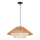 Taklampa AFRICA 1xE27/40W/230V Ø 50 cm brun/krem