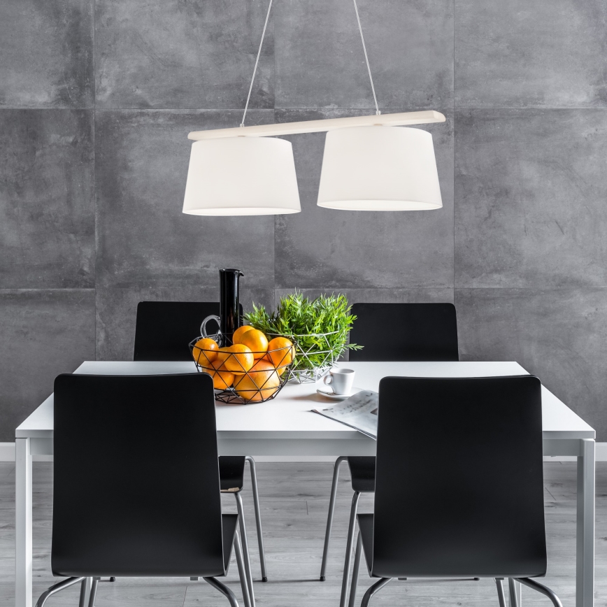 Taklampa på kabel AIDA 2xE27/60W/230V ek