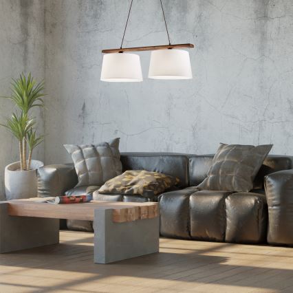 Taklampa på kabel AIDA 2xE27/60W/230V