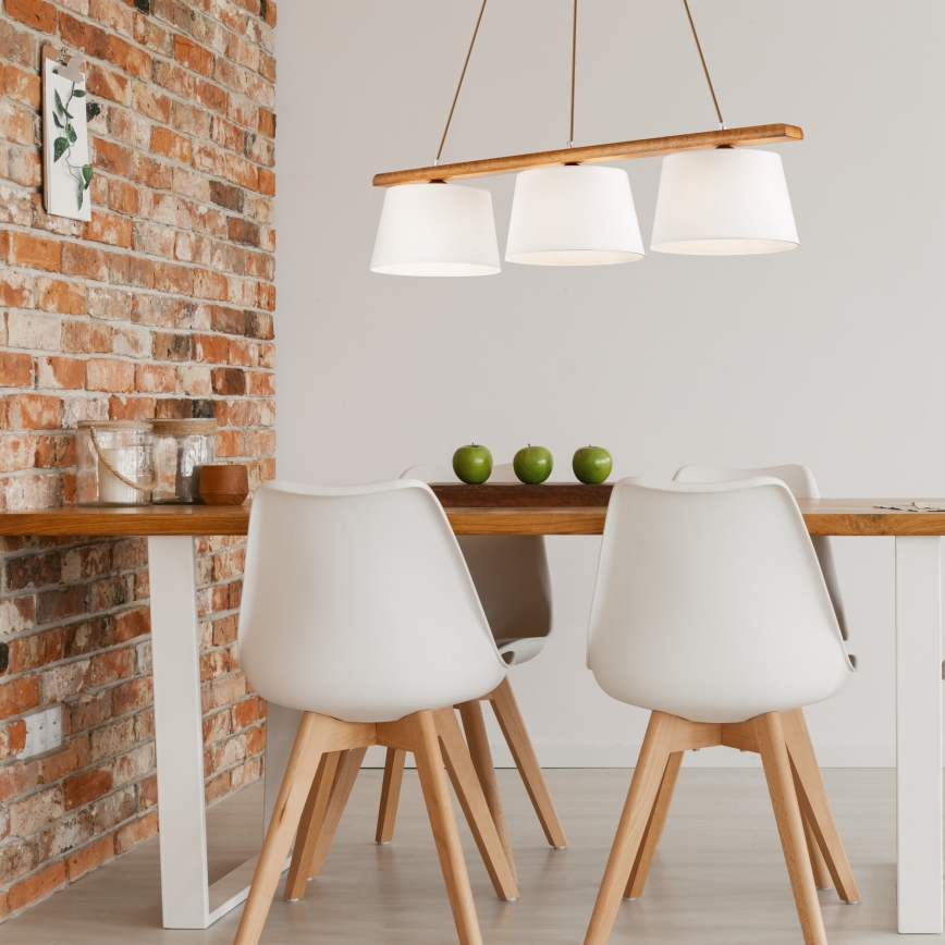 Taklampa på kabel AIDA 3xE27/60W/230V ek