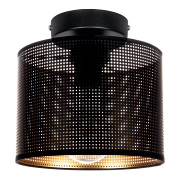 Taklampa ALDO 1xE27/60W/230V diameter 20 cm svart