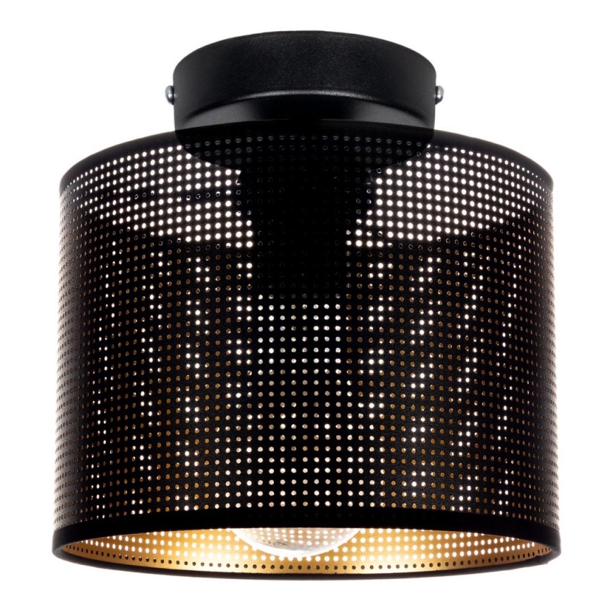 Taklampa ALDO 1xE27/60W/230V diameter 20 cm svart