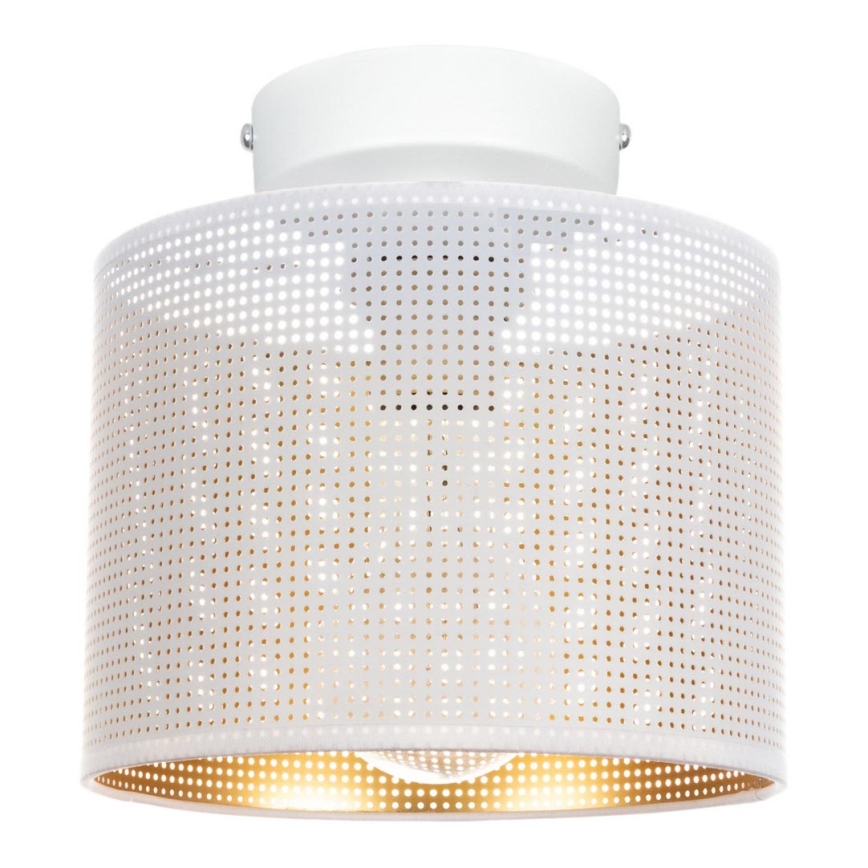 Taklampa ALDO 1xE27/60W/230V diameter 20 cm vit