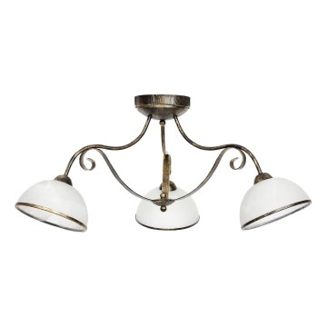 Taklampa ANTICA 3xE27/60W/230V