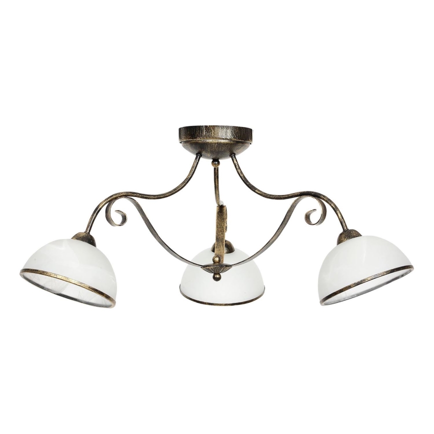 Taklampa ANTICA 3xE27/60W/230V