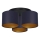 Taklampa ARDEN 3xE27/60W/230V i lila/guld