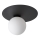 Taklampa  ARGON 1xG9/12W/230V svart 