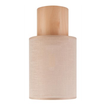 Taklampa ARI 1xE27/60W/230V diameter 16 cm beige