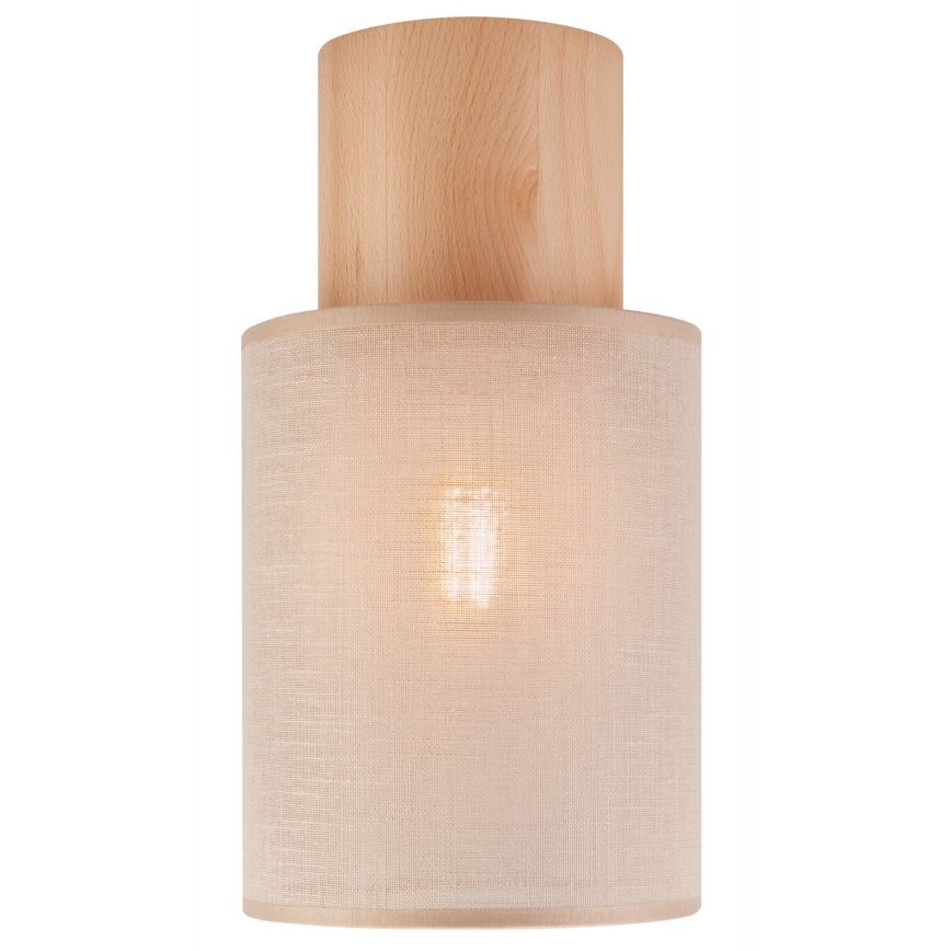 Taklampa ARI 1xE27/60W/230V diameter 16 cm beige