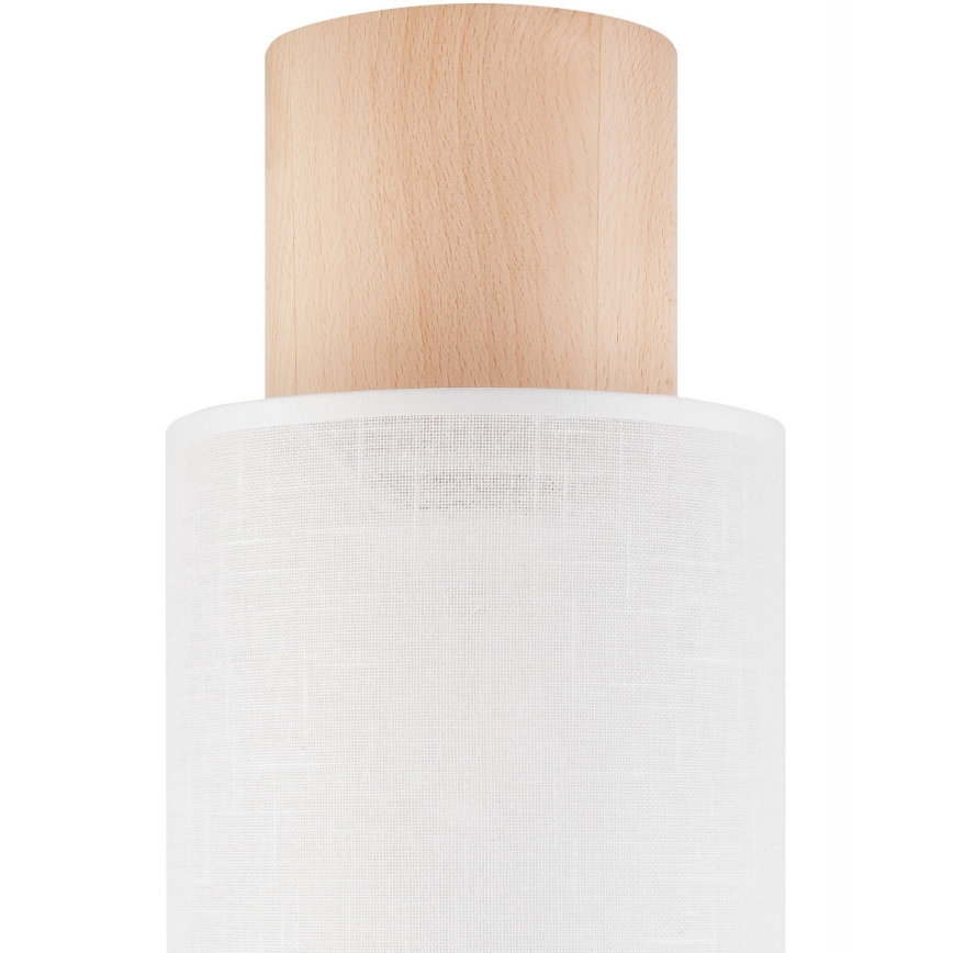 Taklampa ARI 1xE27/60W/230V diameter 16 cm vit