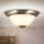 Taklampa AUSTRIAN OLD LAMP 2xE27/60W/230V diameter 27 cm brons/beige
