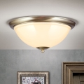 Taklampa AUSTRIAN OLD LAMP 3xE27/60W/230V diameter 50 cm brons/beige