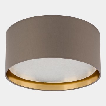 Taklampa  BILBAO 4xE27/15W/230V d. 45 cm brun /gold