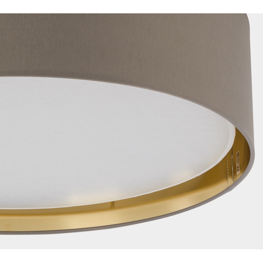 Taklampa  BILBAO 4xE27/15W/230V d. 45 cm brun /gold